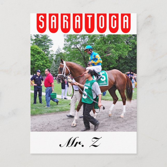 Z i de 100:e Sanford Stakes Vykort (Framsida)