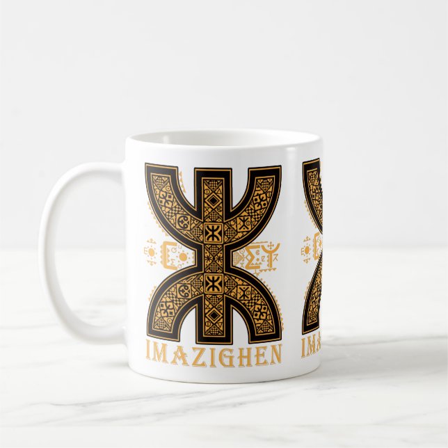 Z imazighen symbol amazigh tifinagh kaffemugg (Vänster)