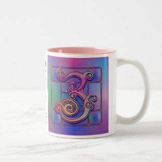 Z Inledande "Blue Rain Glass" Mugg Kopp Steins