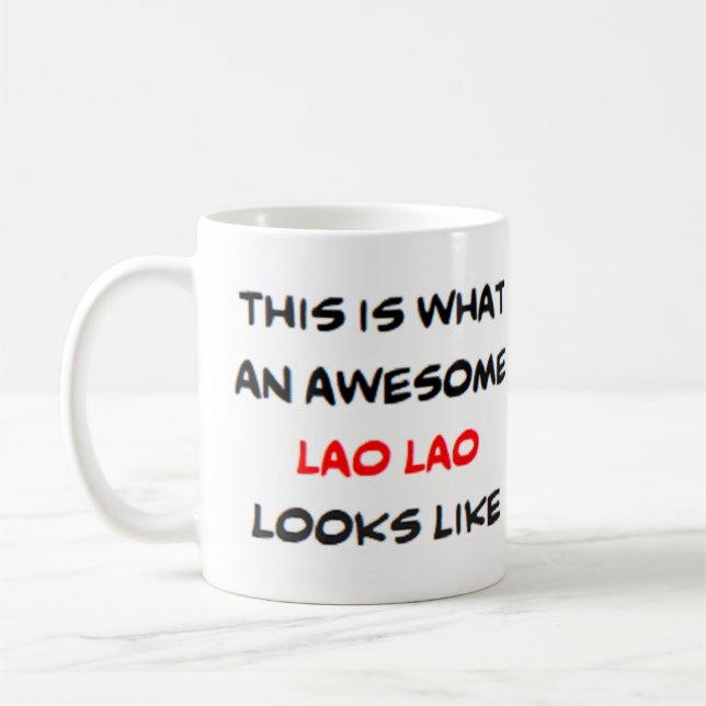 z lao lao, fantastisk kaffemugg (Vänster)