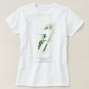 Z Monogram Guld Löv Elegant T Shirt