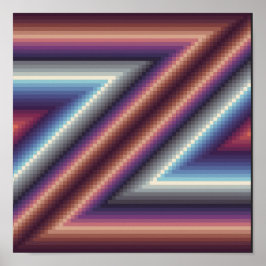 Z-mönster Poster