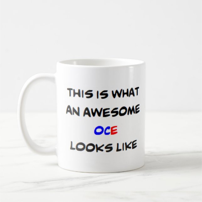z oce, awesome kaffemugg (Vänster)