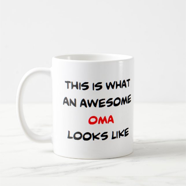 z oma, fantastisk kaffemugg (Vänster)