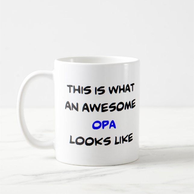 z opa, fantastisk kaffemugg (Vänster)