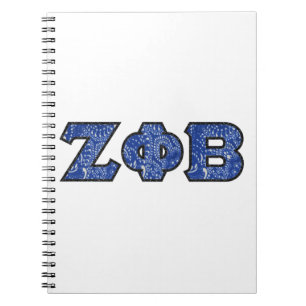 Z Phi B Bandana Brev Anteckningsbok