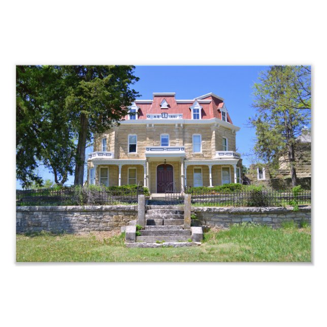 Z Pub, Vår Hall Ranch, Tallräirie Kansas Fototryck (Framsidan)