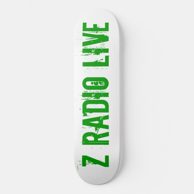 Z Radio Live Skatebored Skateboard Bräda 19,5 Cm (Framsida)