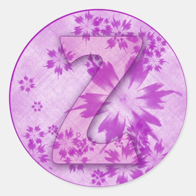 Z RUNT KLISTERMÄRKE (Framsida)