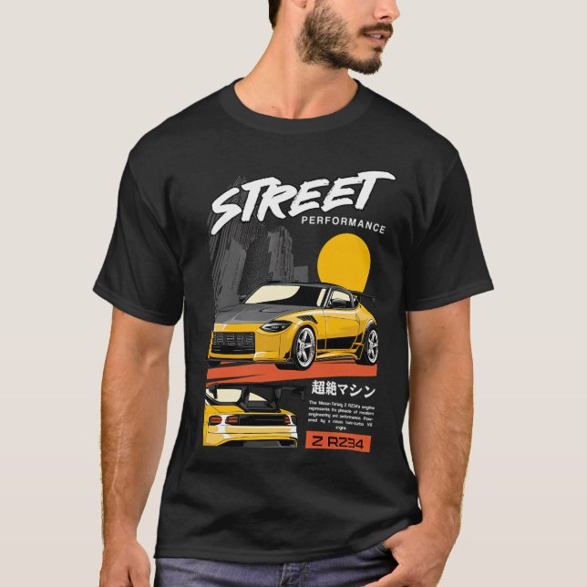 Z Rz34 Street Performance T Shirt (Framsida)