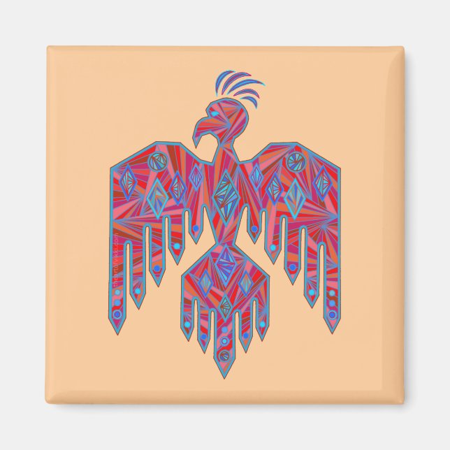 Z Thunderbird Native American Symbol Magnet (Framsidan)