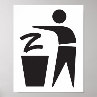 Z till sopor (poster) poster