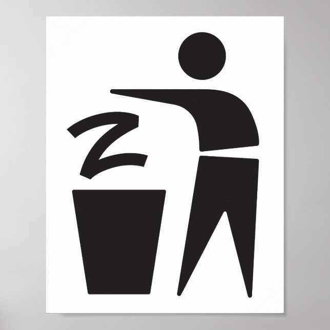 Z till sopor (poster) poster (Framsidan)