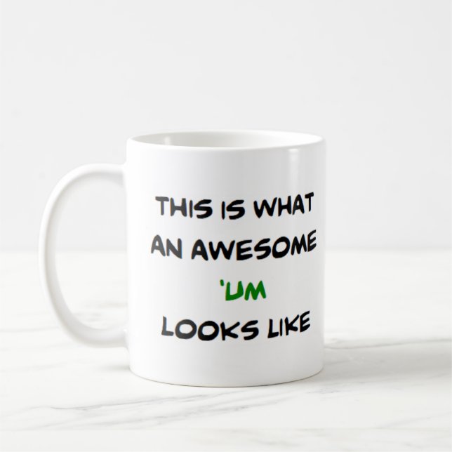 z 'um, fantastisk kaffemugg (Vänster)
