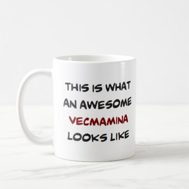 z vecmamina, fantastisk kaffemugg (Vänster)