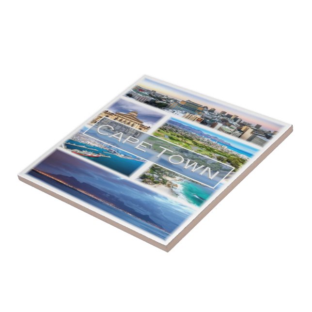 ZA032 CAPE TOWN, Mosaic, South Afrika Kakelplatta (Sidan)