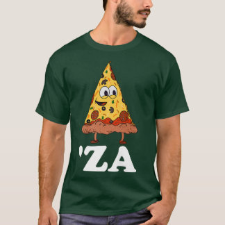 Za Pizza Slang "Za - Lustigt stycke Pizza Abbrevia T Shirt