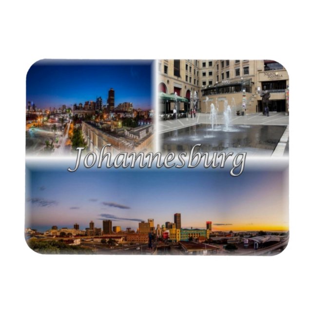 ZA South Afrika - Johannesburg Joburg - Magnet (Horisontell)