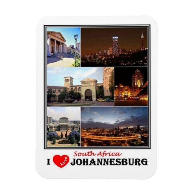 ZA South Afrika - Johannesburg Joburg - Magnet (Vertikal)
