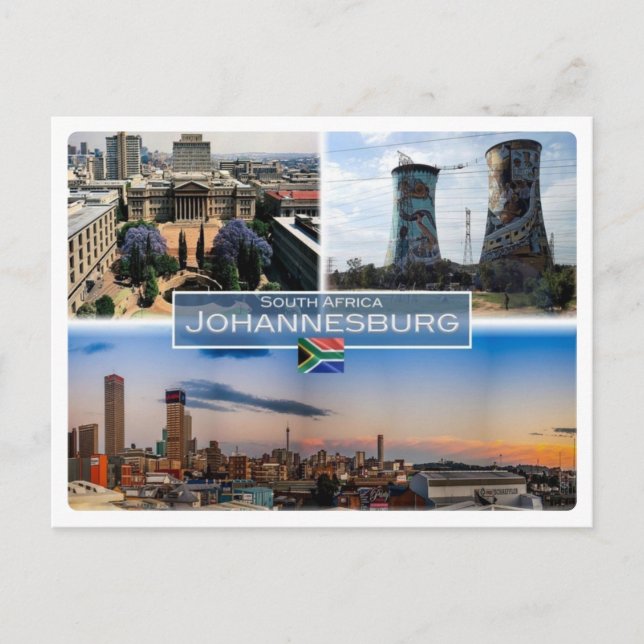 ZA South Afrika - Johannesburg Joburg - Vykort (Framsida)