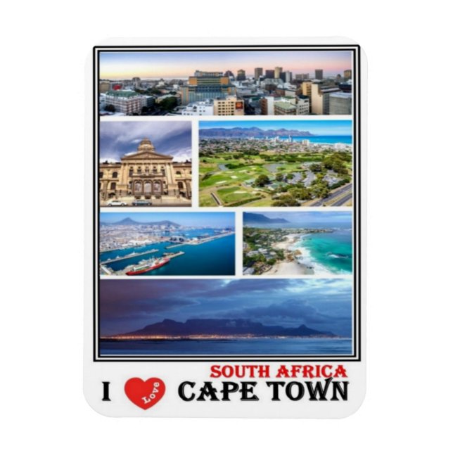 ZA South Afrika - Kapstaden - Magnet (Vertikal)