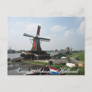 Zaanda Schans Kvarn-vykort Vykort