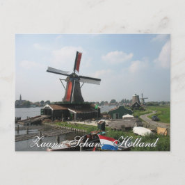 Zaanda Schans Kvarn-vykort Vykort