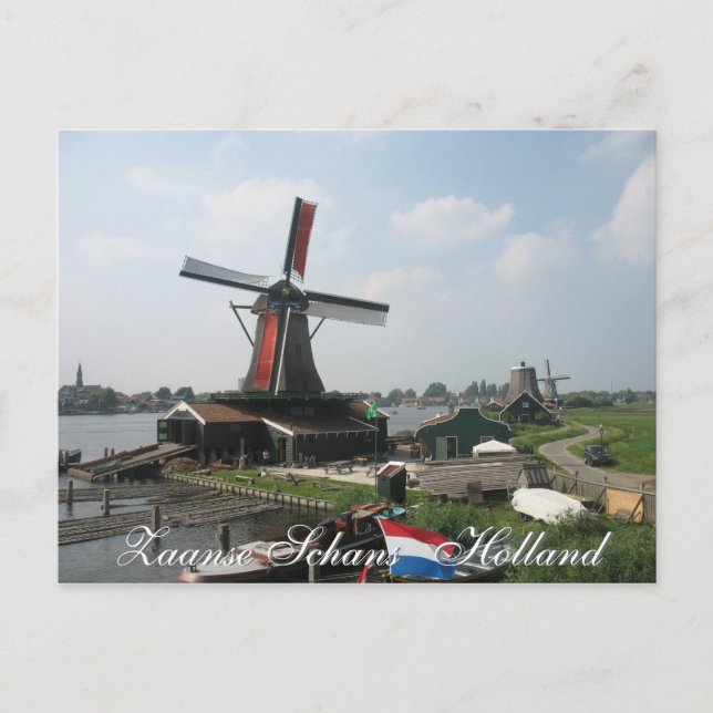 Zaanda Schans Kvarn-vykort Vykort (Framsida)