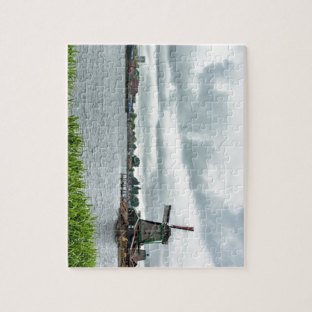 zaanseschans, Nederländerna Pussel (Vertikal)