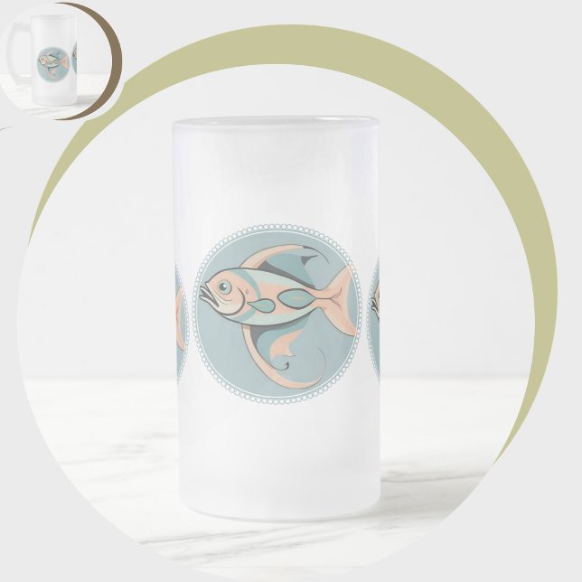Zabaglionez Frostat Ölglas (Zabaglionez Frosted Glass Beer Mug
)