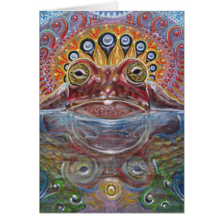 Żabka (Hypnotoad) Hälsningskort