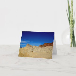 Zabriskie pekar, Death Valley noterar kortet Kort