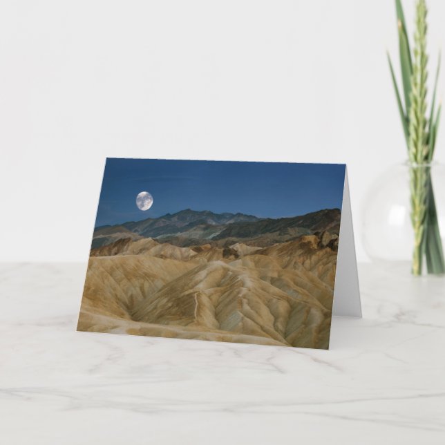 Zabriskie Point | Death Valley National Park Kort (Framsida)