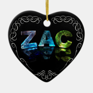 Zac - den kända Zacen i 3D tänder (fotografera), Julgransprydnad Keramik