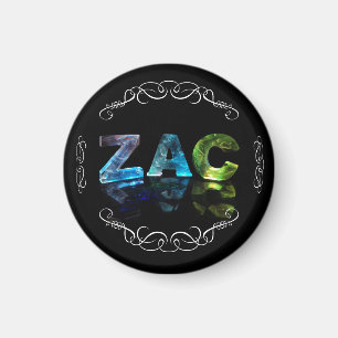 Zac - den kända Zacen i 3D tänder (fotografera), Magnet