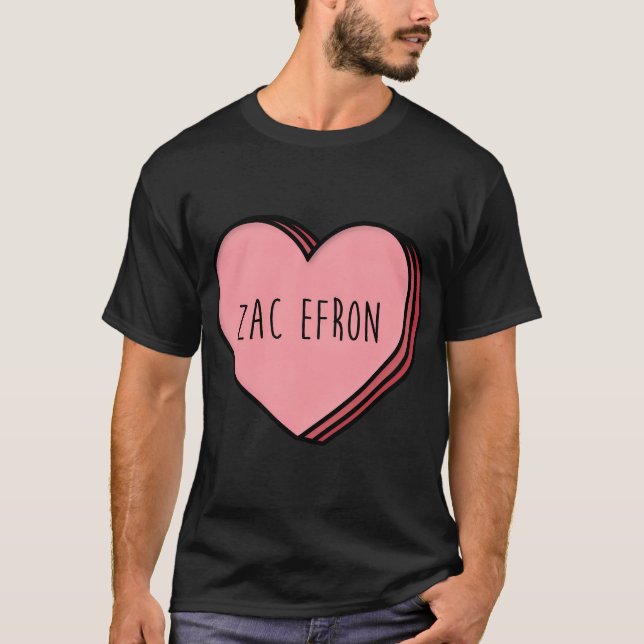 Zac Efron T Shirt (Framsida)