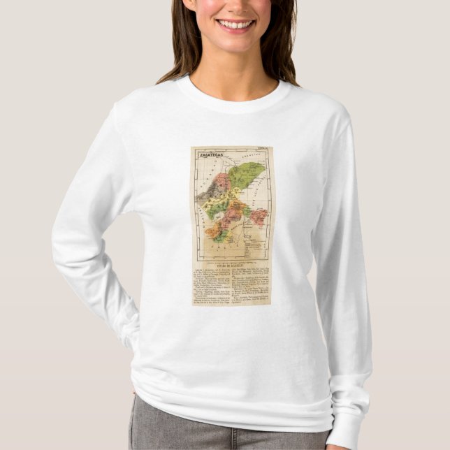 Zacatecas Mexico Tee Shirt (Framsida)