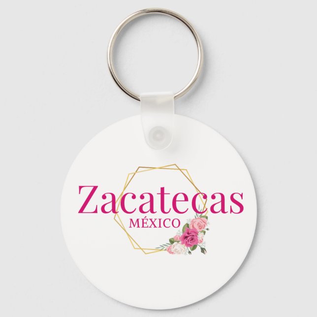 Zacatecas Mexico Travel Destination Bridesmaid Nyckelring (Framsida)