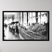 Zacatecas, Mexiko Food Market 1904