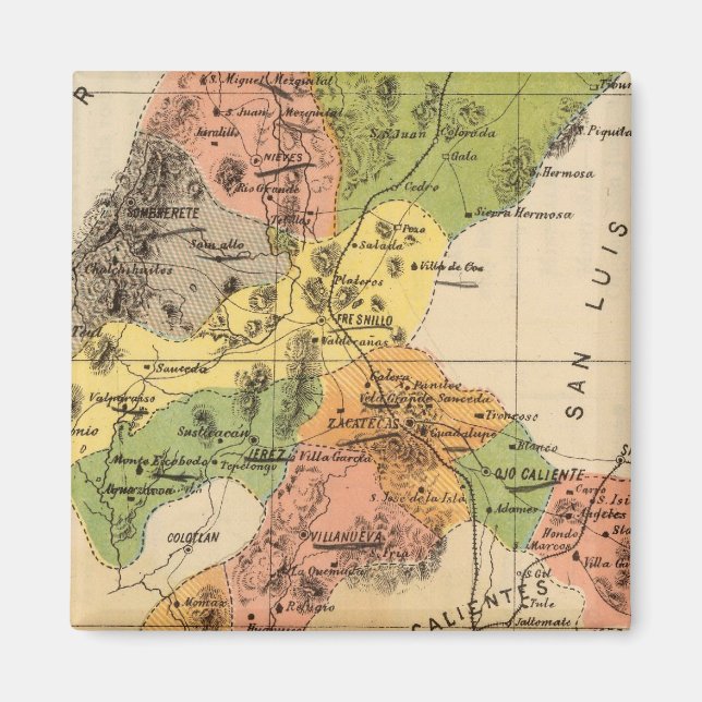 Zacatecas, Mexiko Magnet (Framsidan)