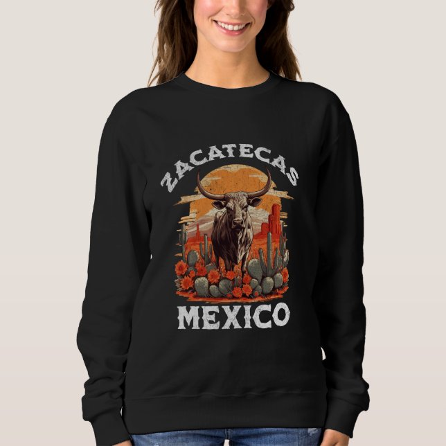 Zacatecas Mexiko Mi Pueblo Querido T Shirt (Framsida)