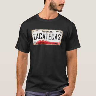 Zacatecas Mexiko Registreringsskylt T Shirt