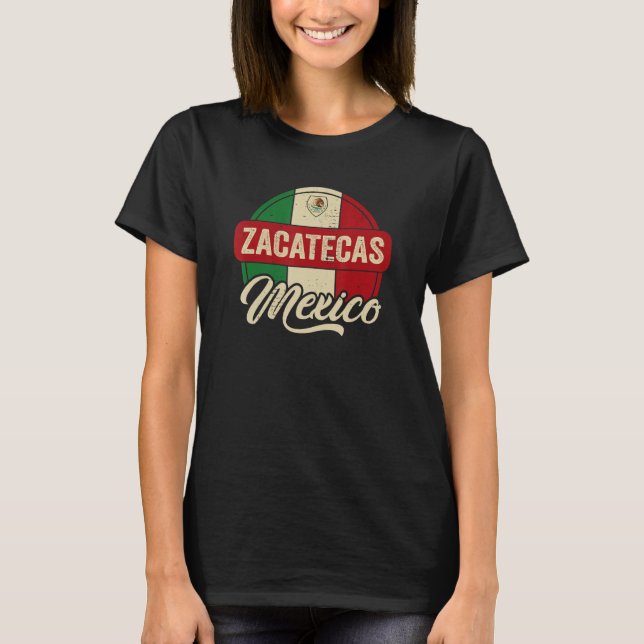 Zacatecas Mexiko T Shirt (Framsida)