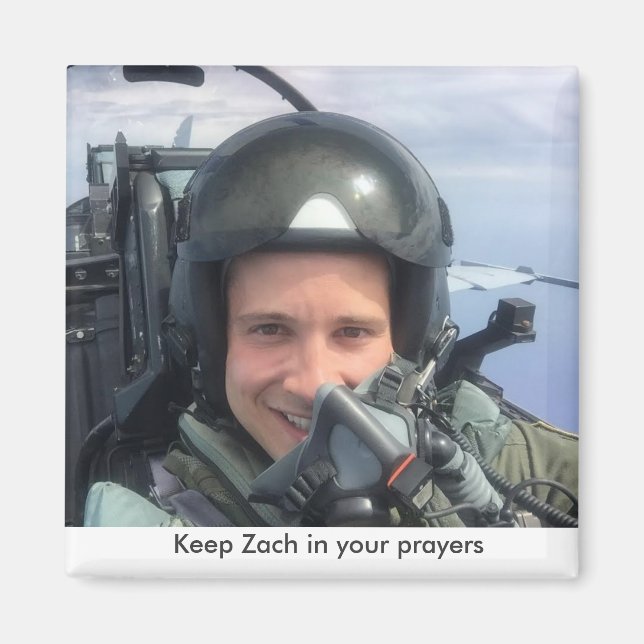 Zach prayer magnet (Framsidan)