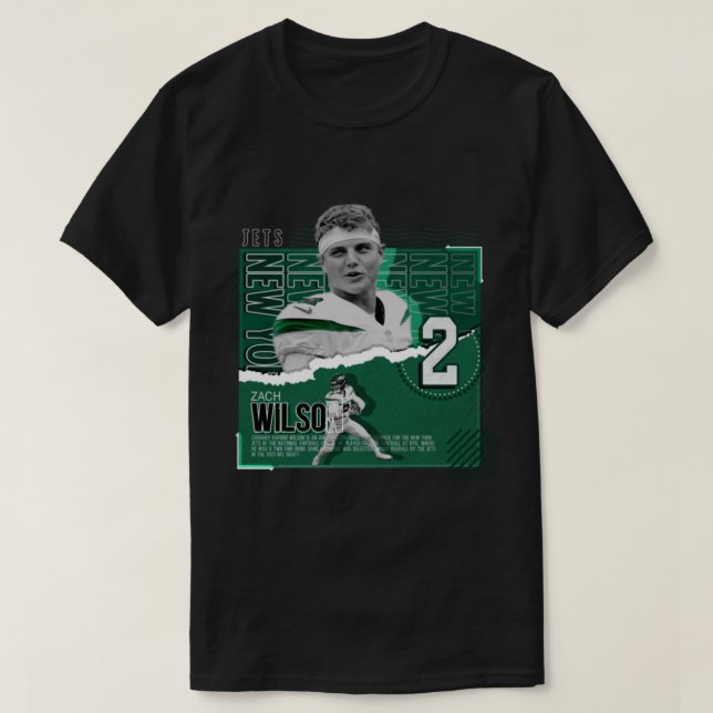 Zach Wilson New 2   T Shirt (Design framsida)