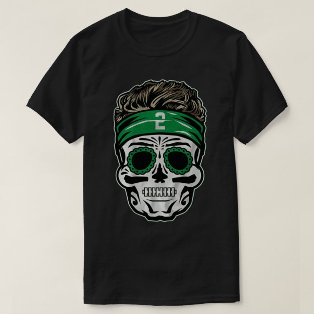 Zach Wilson sugar skull     T Shirt (Design framsida)