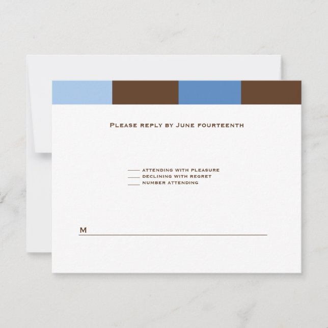 Zachary Blue Brown OSA kort (Framsida)