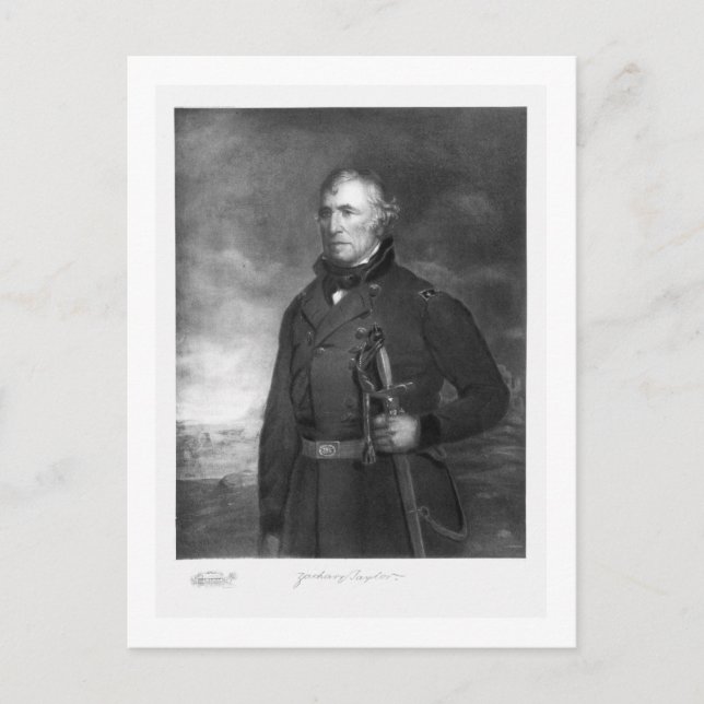 Zachary Taylor, 12:e president i Amerikas förenta  Vykort (Framsida)