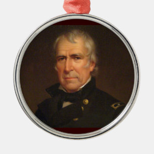 Zachary Taylor 12:e president Julgransprydnad Metall