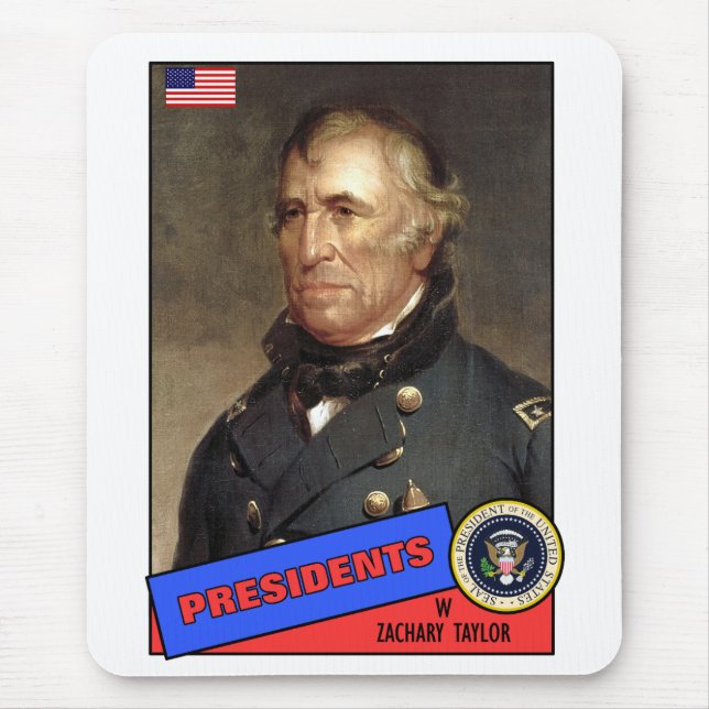 Zachary Taylor Basebollkort Musmatta (Framsidan)
